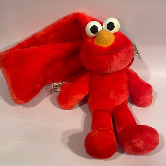 Vintage Gurilla Buscuit Sesame Street Muppets Elmo Plush Scarf or Belt EC NWT - Picture 1 of 7